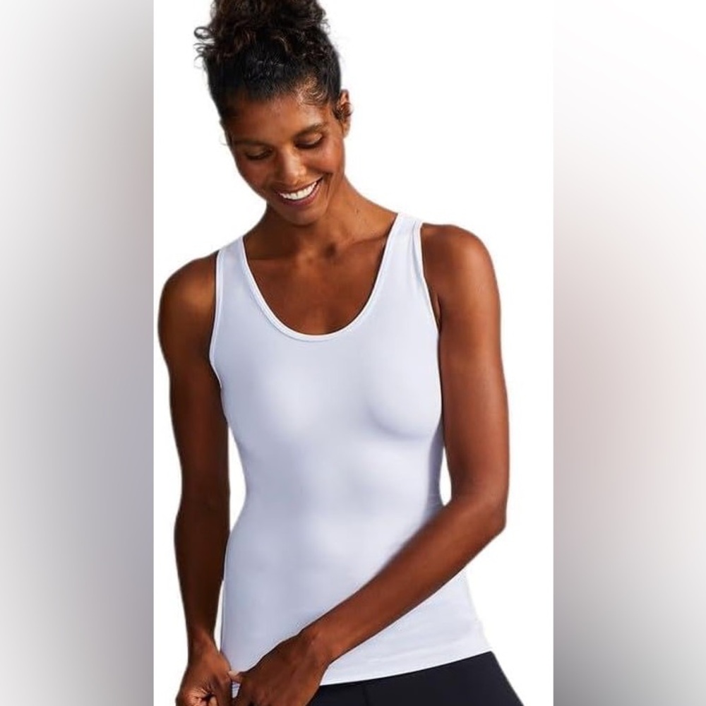 Tommie Copper  Lower Back Support Tank Compression Shirt for Women size L